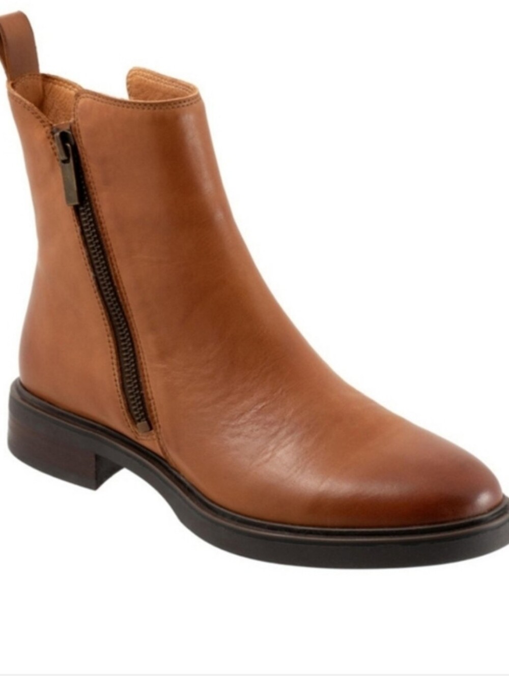 NWT Tan Leather Ankle Boot EU 38 (Size 8) - Picture 9 of 10